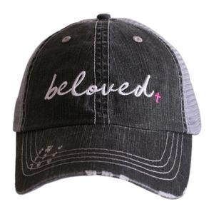 Beloved Religious Distressed Trucker Hat